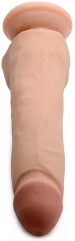 10 Inch Ultra Real Dual Layer Dildo by USA Cocks - Medium Skin Tone