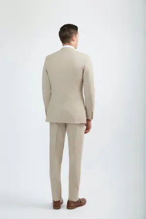 100% Merino Wool Beige Pants