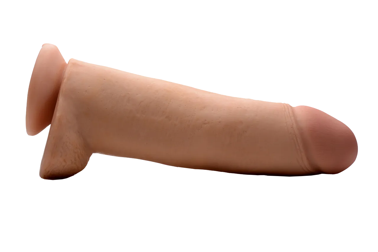 12 Inch Ultra Real Dual Layer Dildo by USA Cocks - Light Skin Tone