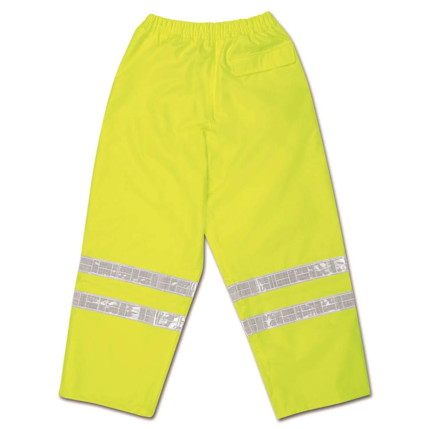 598RPWX3 MCR Class 3,Breathable Polyester/Polyurethane Waist Pants,2" White Vinyl