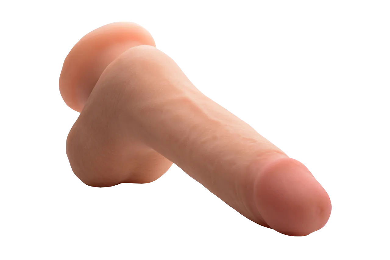 7 Inch Ultra Real Dual Layer Dildo by USA Cocks - Light Skin Tone
