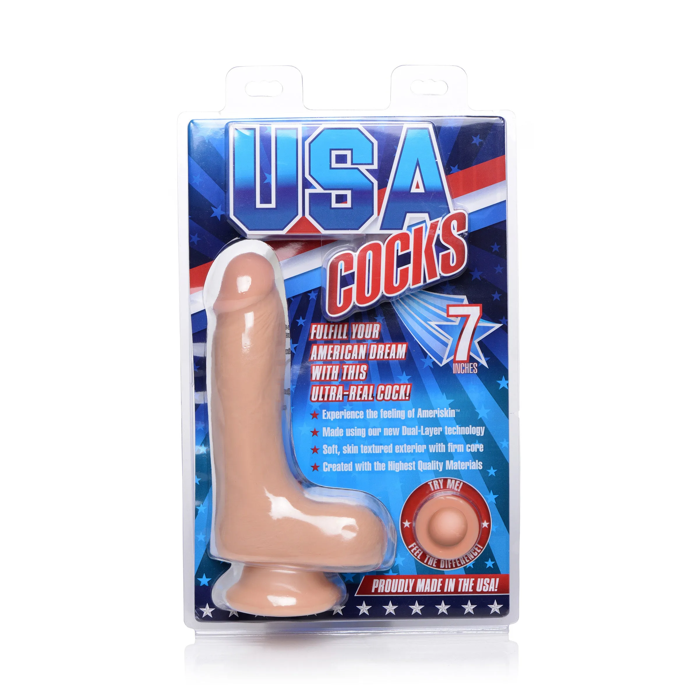 7 Inch Ultra Real Dual Layer Suction Cup