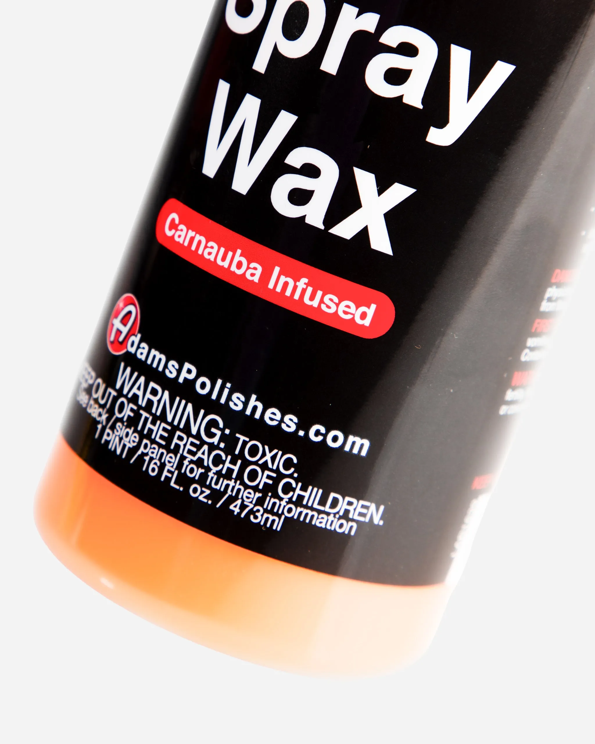 Adam's Spray Wax Gallon With Free 16oz
