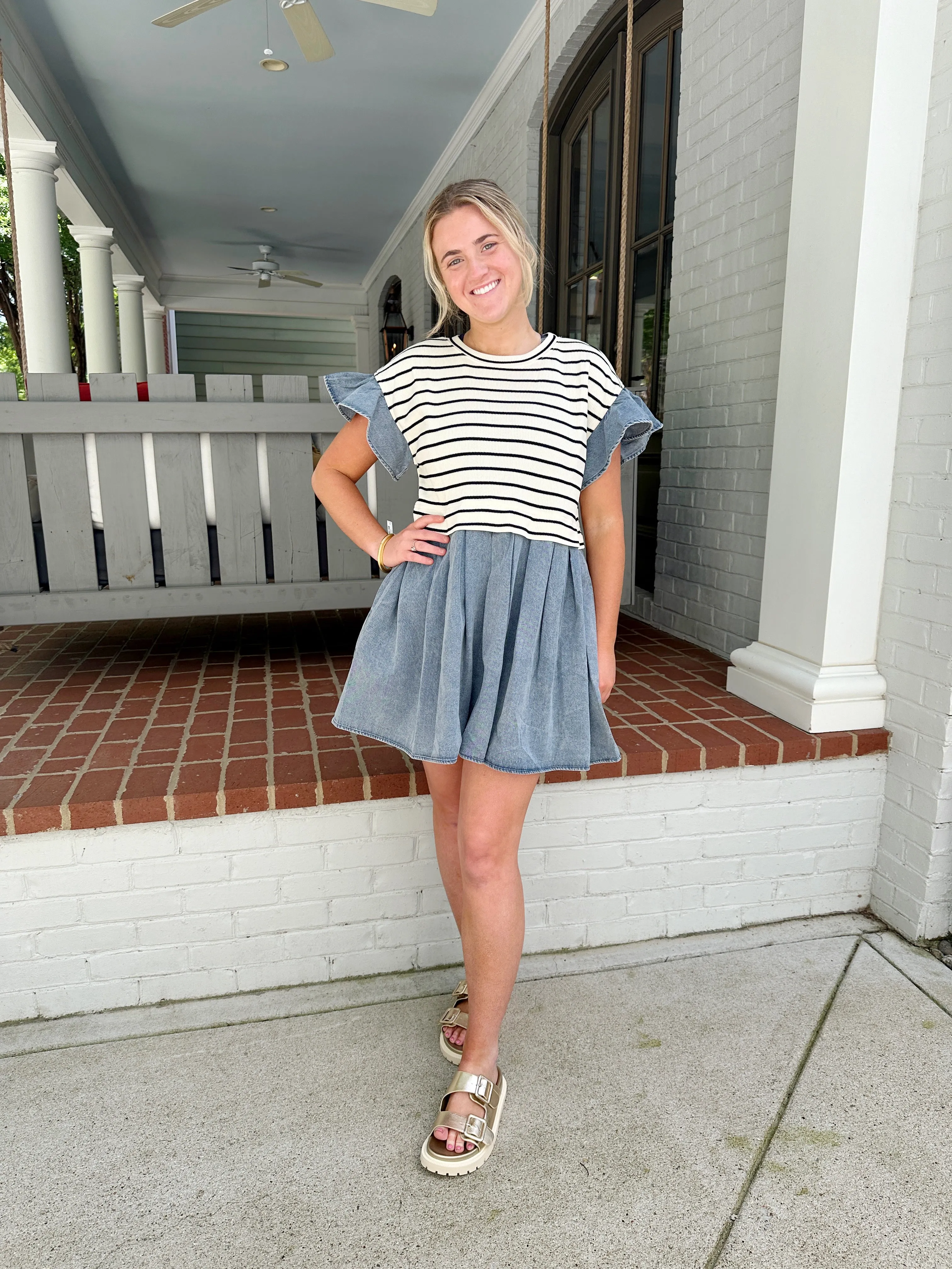 Amelia Denim Dress