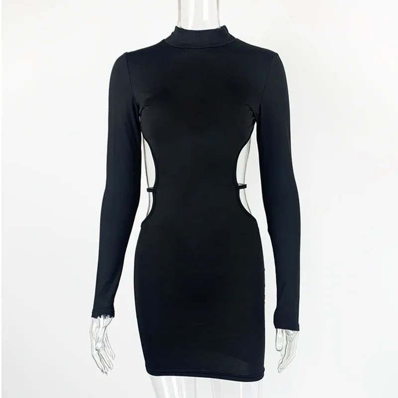 Amozae dress to impress codes 2024 Spring New Women's Clothing Fashion Sexy Nightclub Waist-Exposed Back Hip-Wrapped Dress