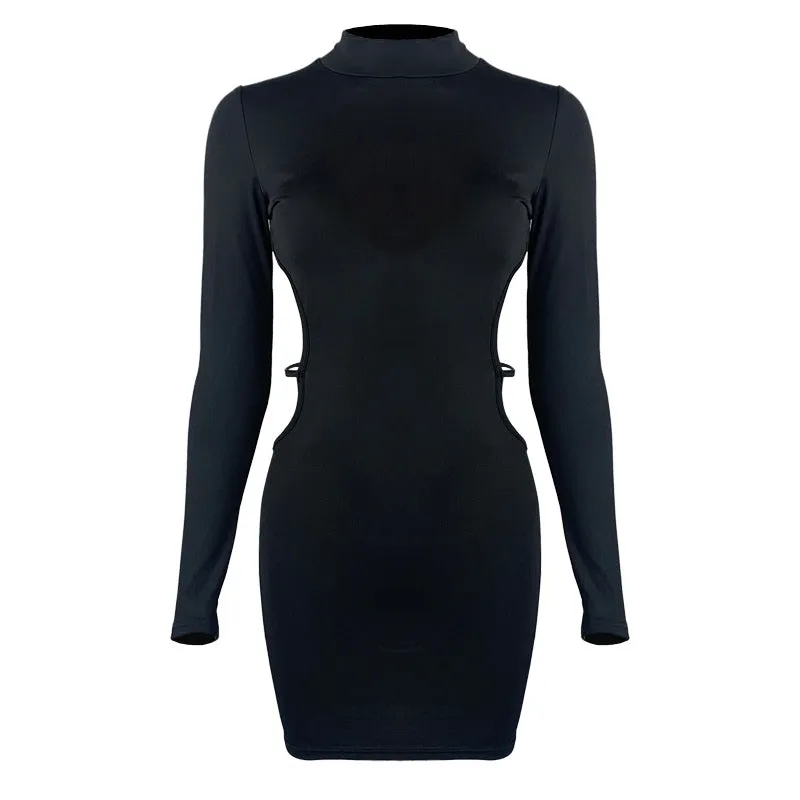 Amozae dress to impress codes 2024 Spring New Women's Clothing Fashion Sexy Nightclub Waist-Exposed Back Hip-Wrapped Dress