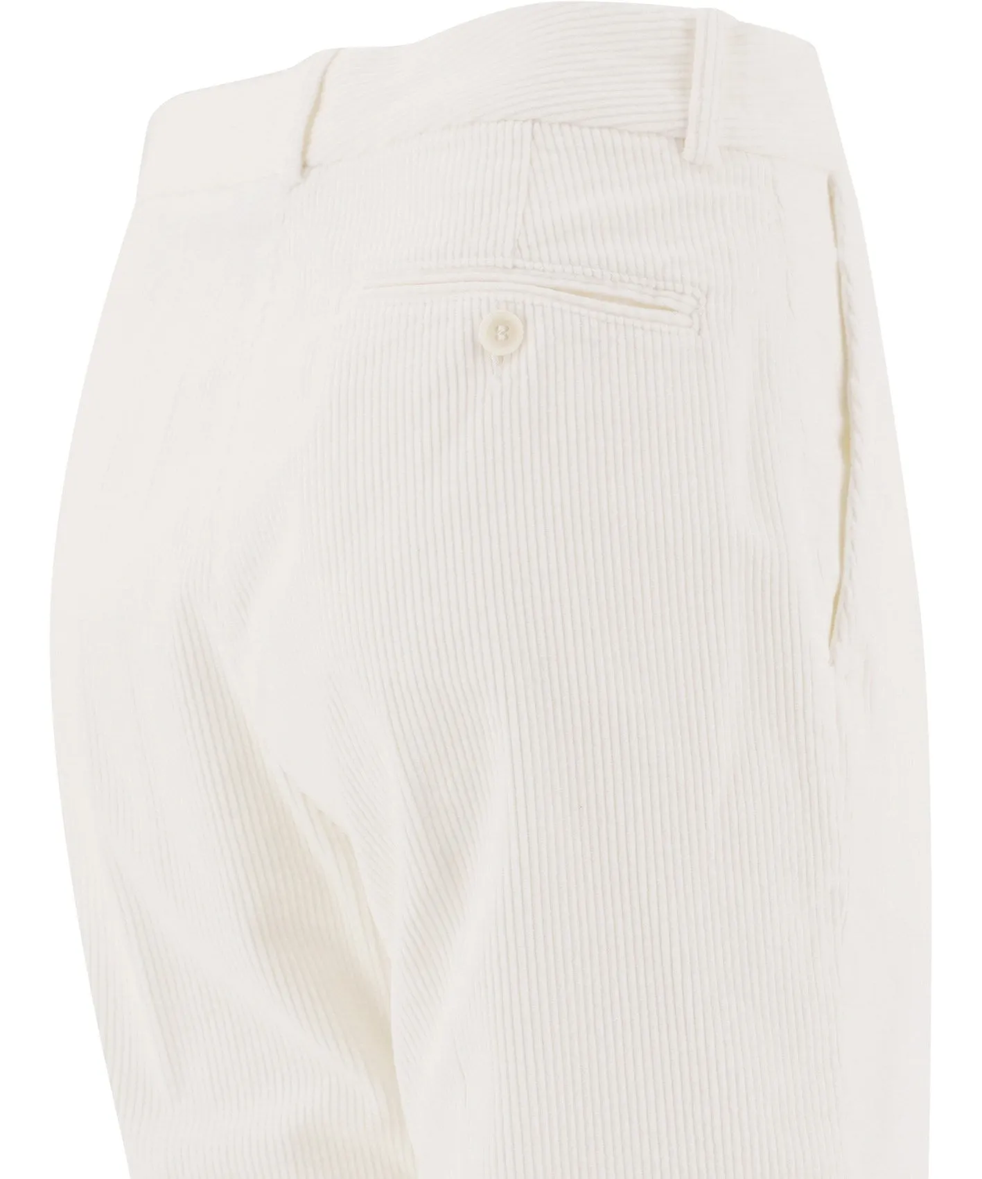 Aspesi Corduroy Straight-Leg Pants