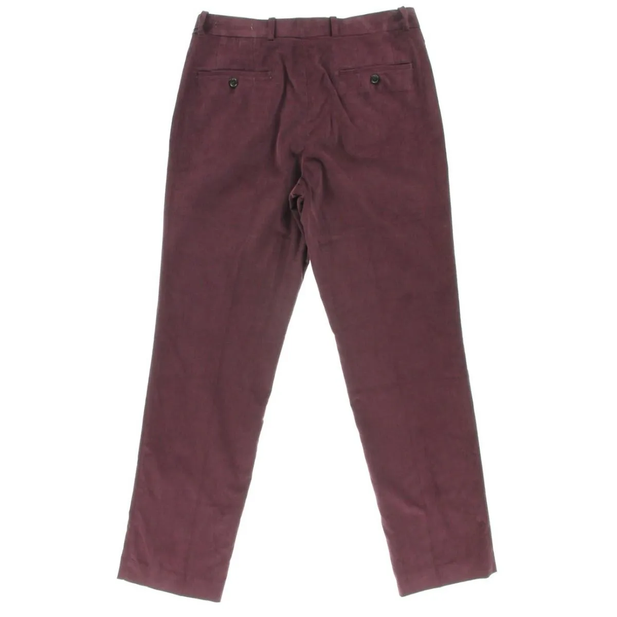 Bar III Mens Slim Fit Flat Front Corduroy Pants