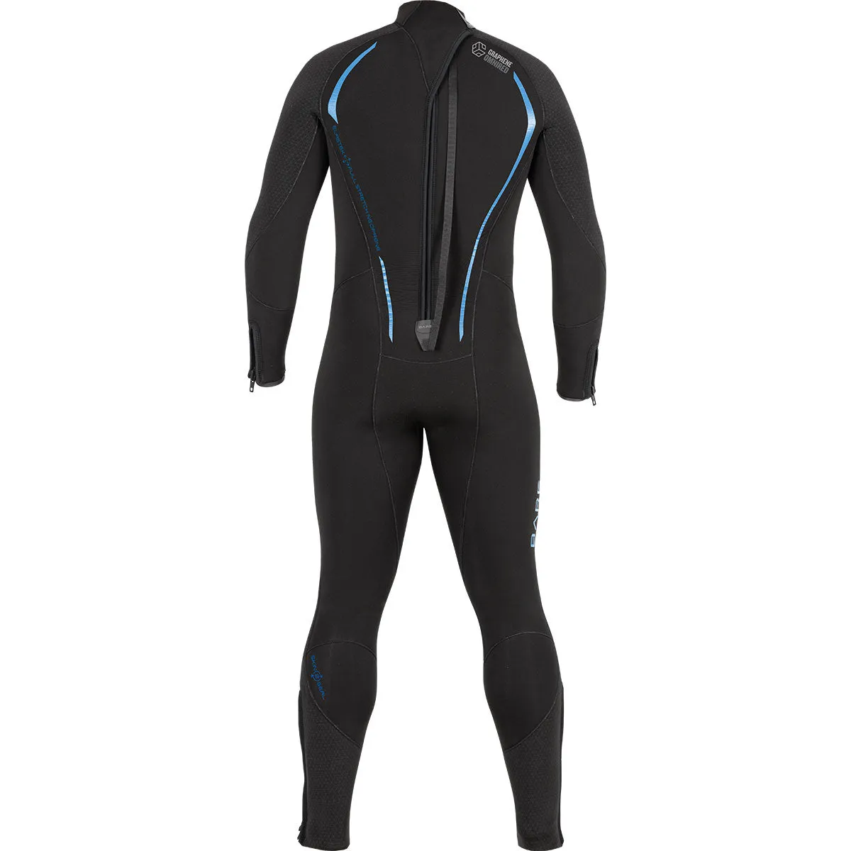 Bare 7mm Mens Reactive Full Scuba Dive Wetsuit