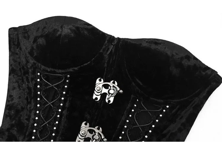 [Blood Supply]Alice Dark Gothic Corset Dress
