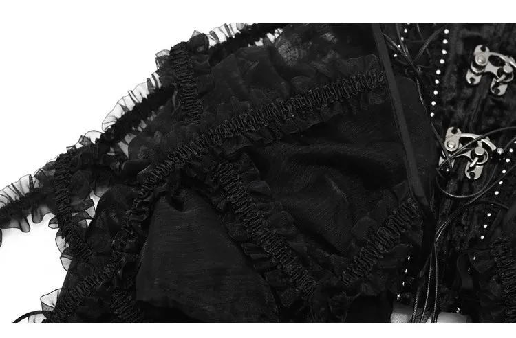 [Blood Supply]Alice Dark Gothic Corset Dress
