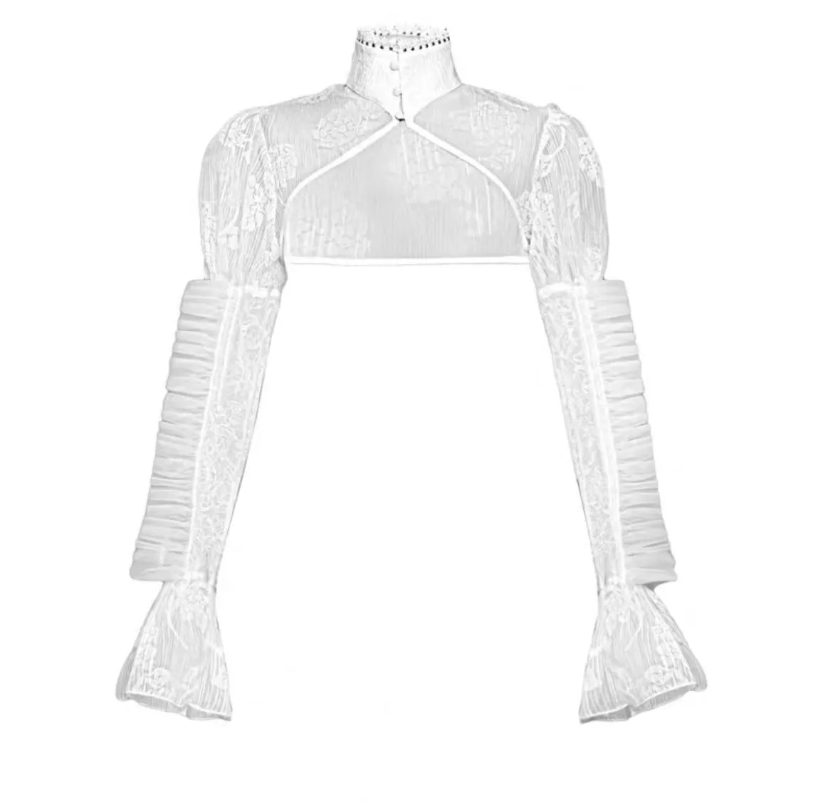 [blood supply]Frost Queen Silver White Strappy Maxi Dress