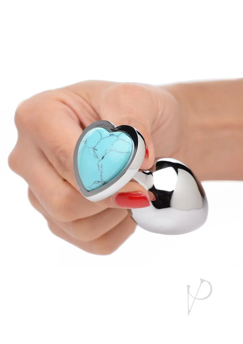 Booty Sparks Turquoise Heart Md Plug