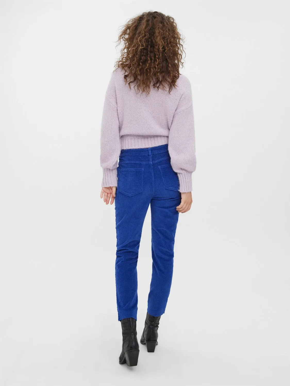 Brenda Corded Trousers Sodalite Blue