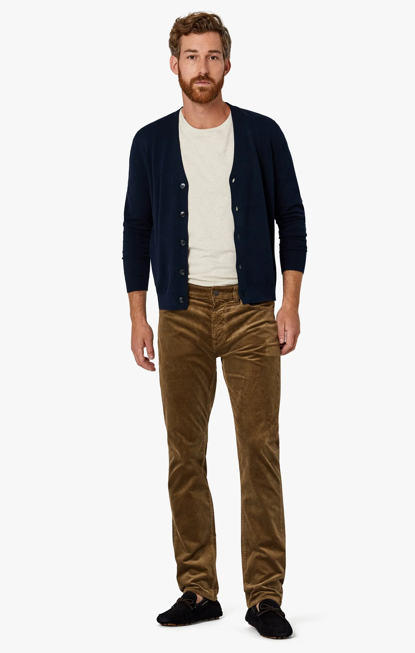Charisma Relaxed Straight Pants in Tobacco Cord