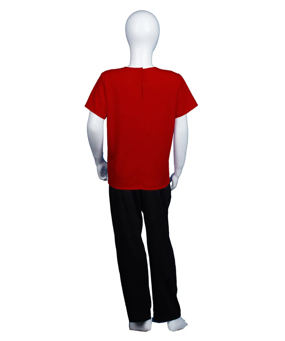 Child's Elephant President Hair Style  T-shirt | Wine Red Cosplay Costume