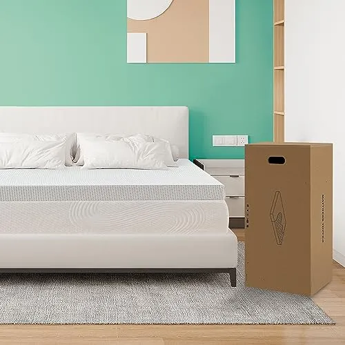 CHUN YI 3 inch Thick Single Memory Foam Mattress Topper (New)