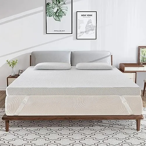 CHUN YI 3 inch Thick Single Memory Foam Mattress Topper (New)