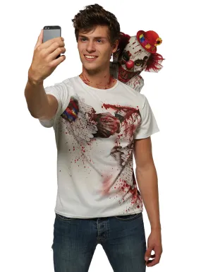 Clown Selfie Shocker Mens Halloween Costume Shirt