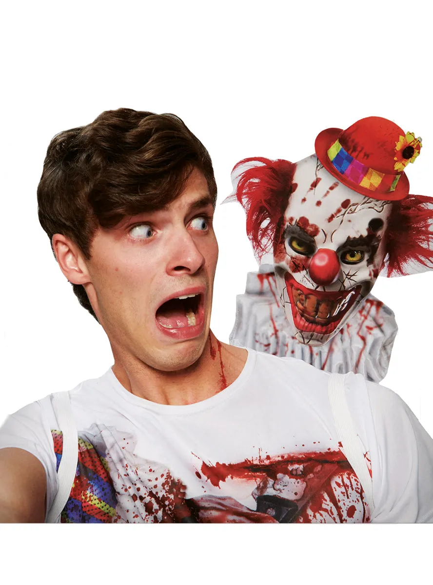 Clown Selfie Shocker Mens Halloween Costume Shirt