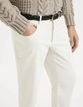 Corduroy 5-Pocket Pant |Off White