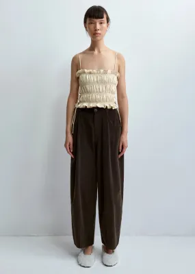 Corduroy Baggy Pants, Brown