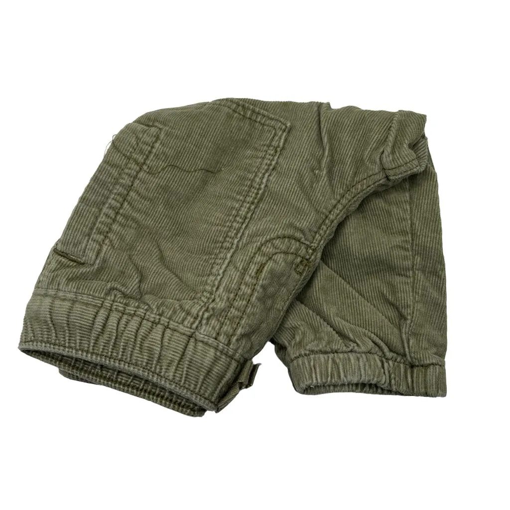 Corduroy Elastic Waist Pants