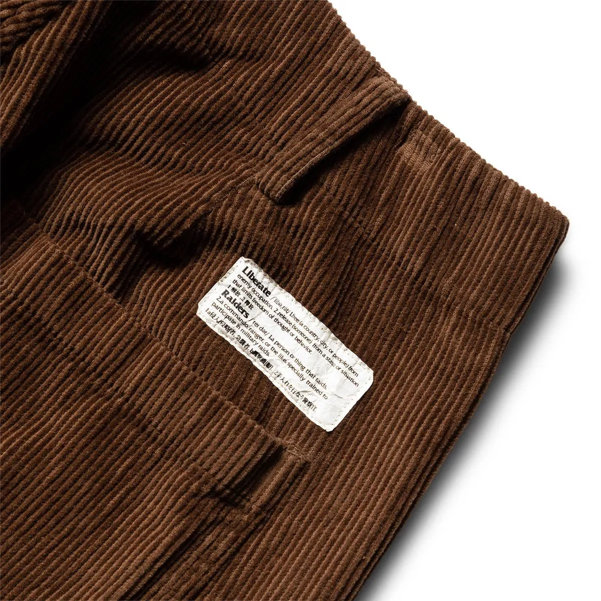 CORDUROY SARROUEL PANTS