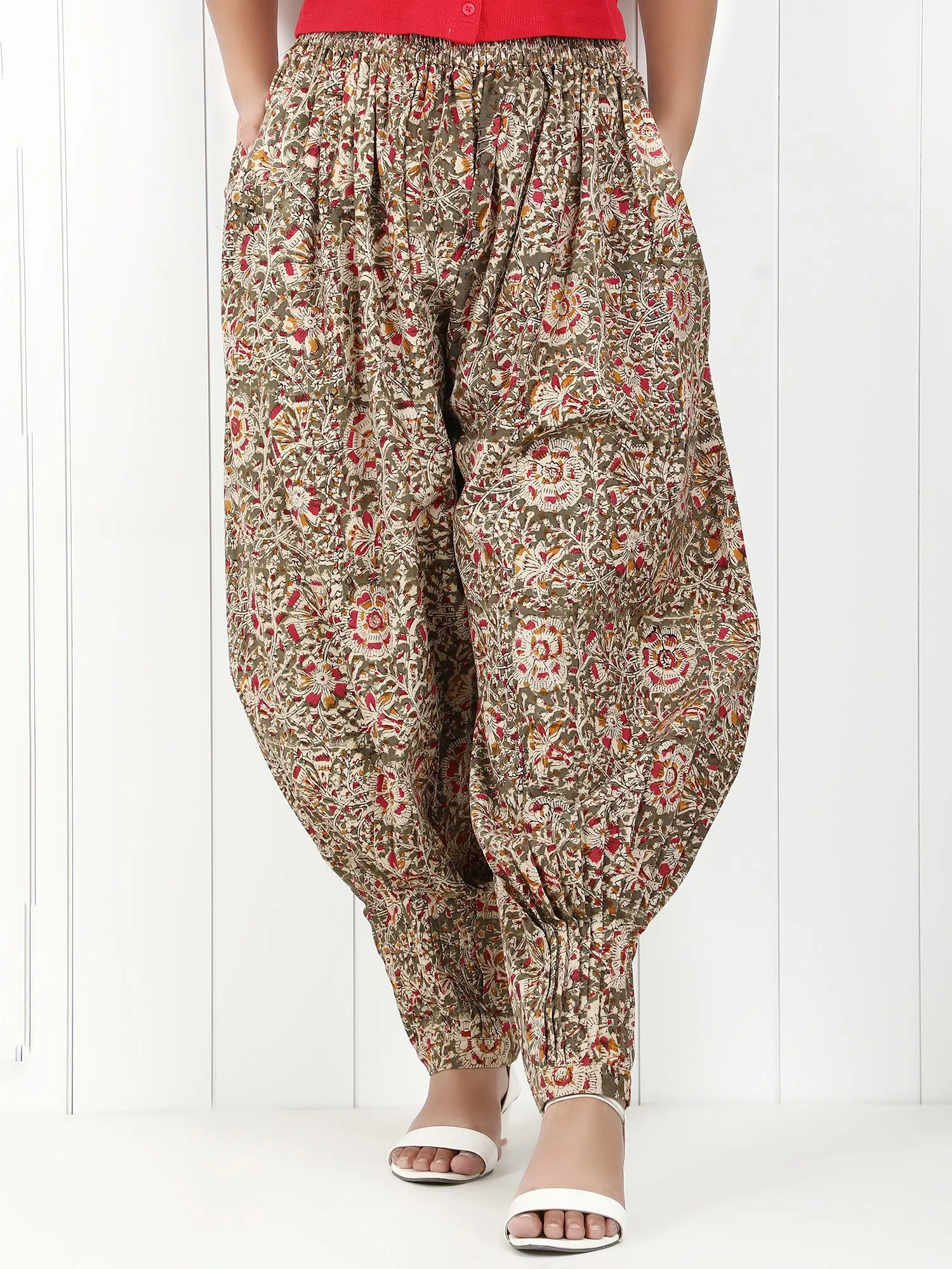Darzaania Kalamkari Free Size Pants