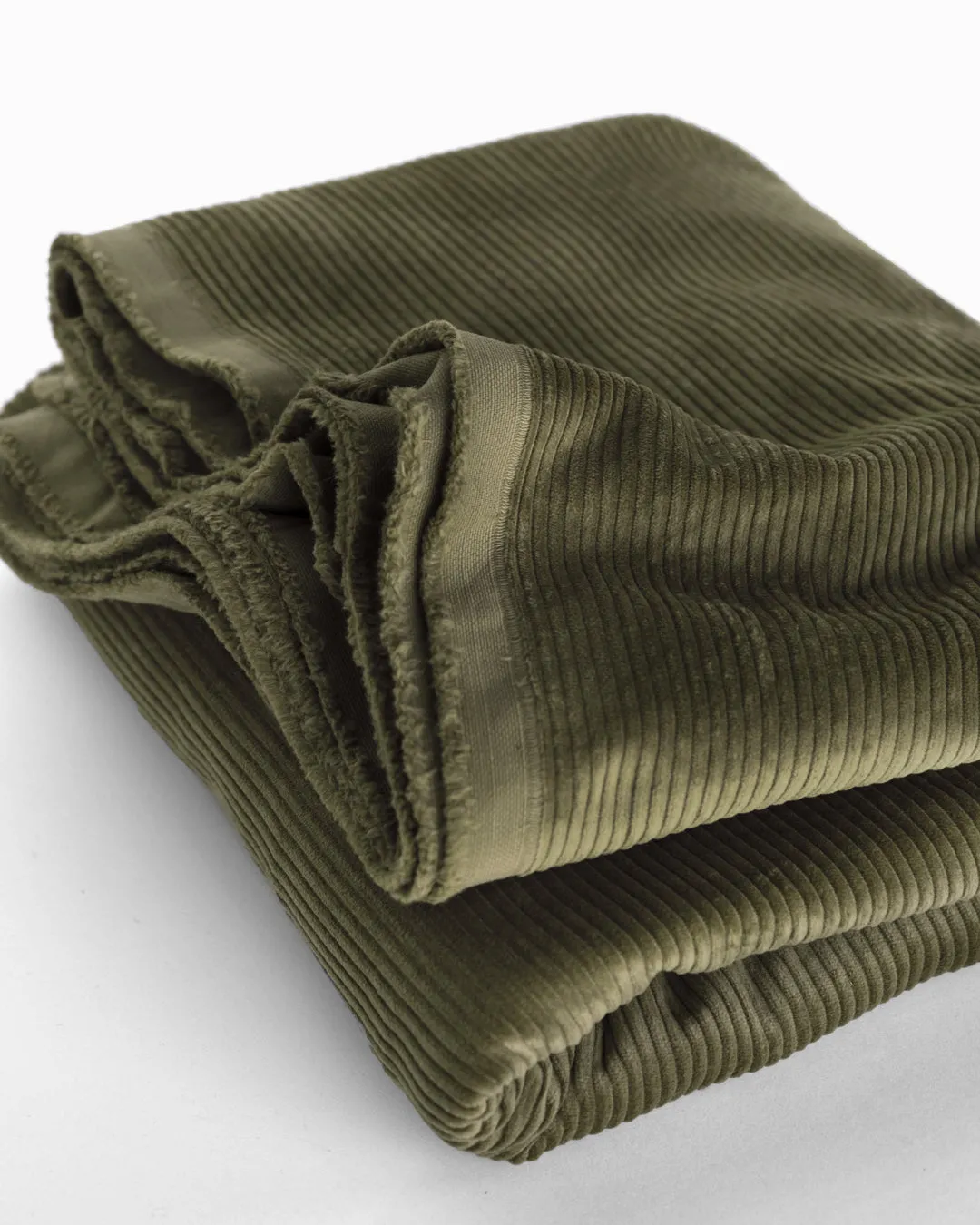 Deadstock Wide Wale Corduroy - Khaki
