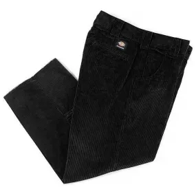 DICKIES FRANKY V BLACK CORDUROY DOUBLE KNEE