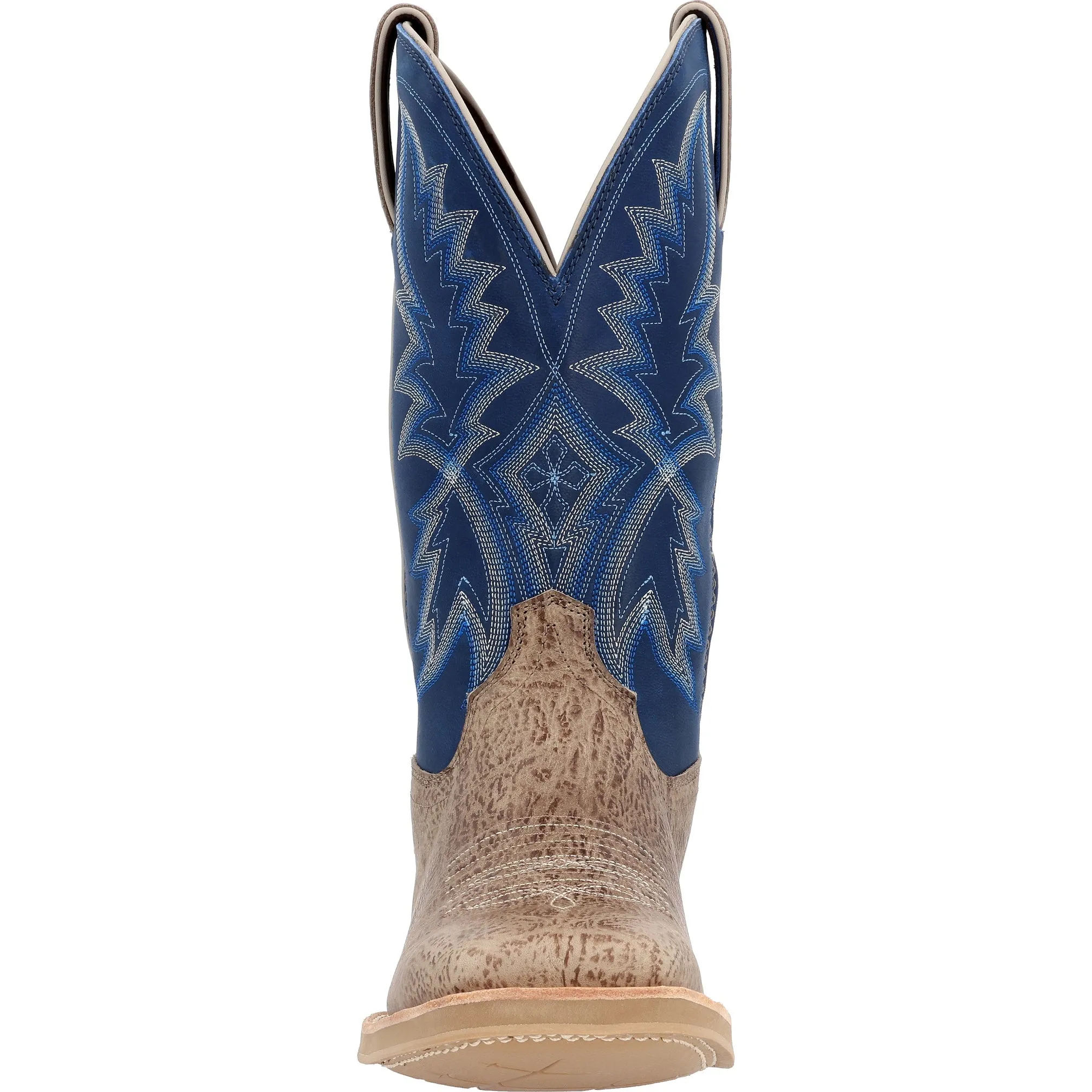 Durango Men's Rebel Pro Lite Weathered Grey & Denim Leather Square Toe Boot DDB0358