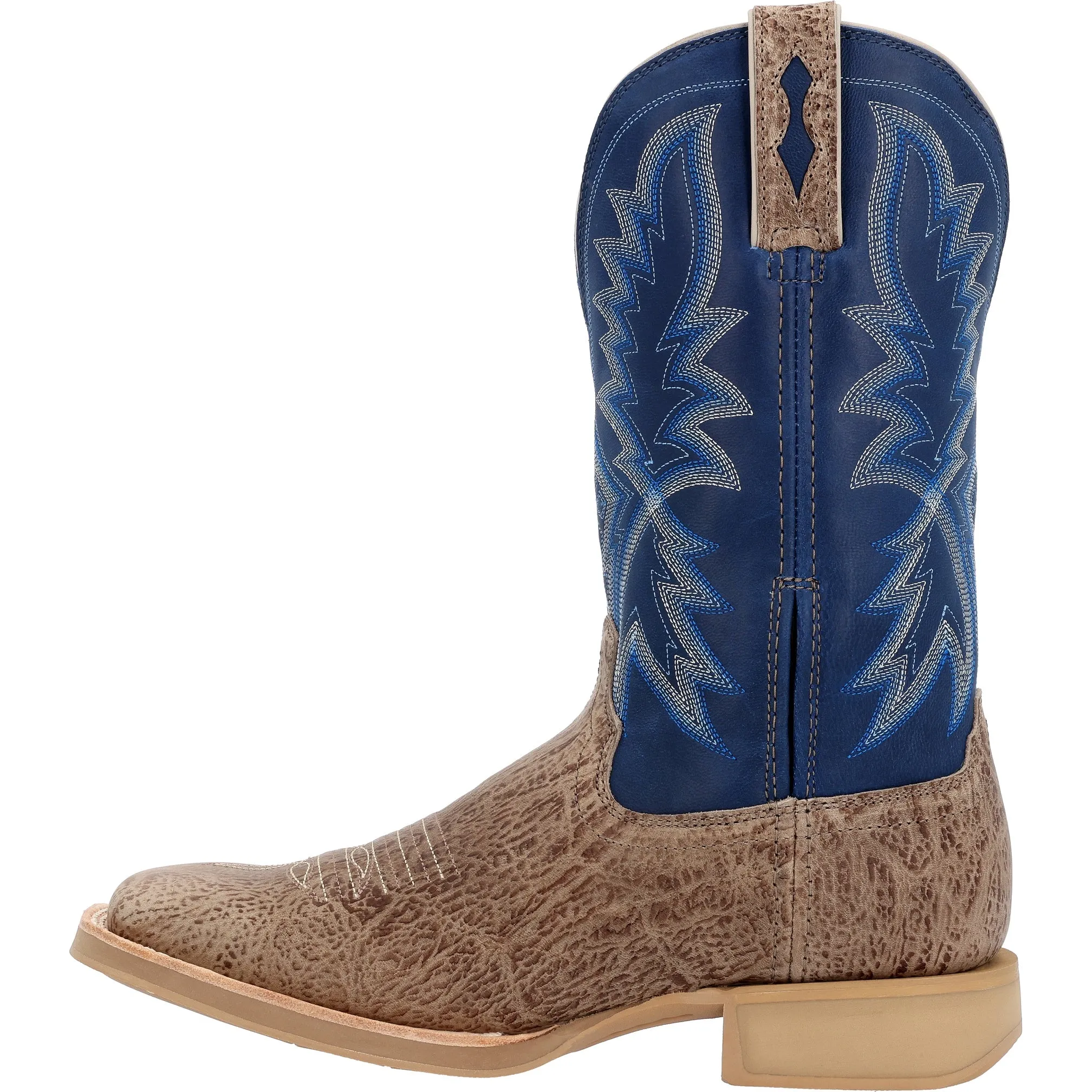 Durango Men's Rebel Pro Lite Weathered Grey & Denim Leather Square Toe Boot DDB0358