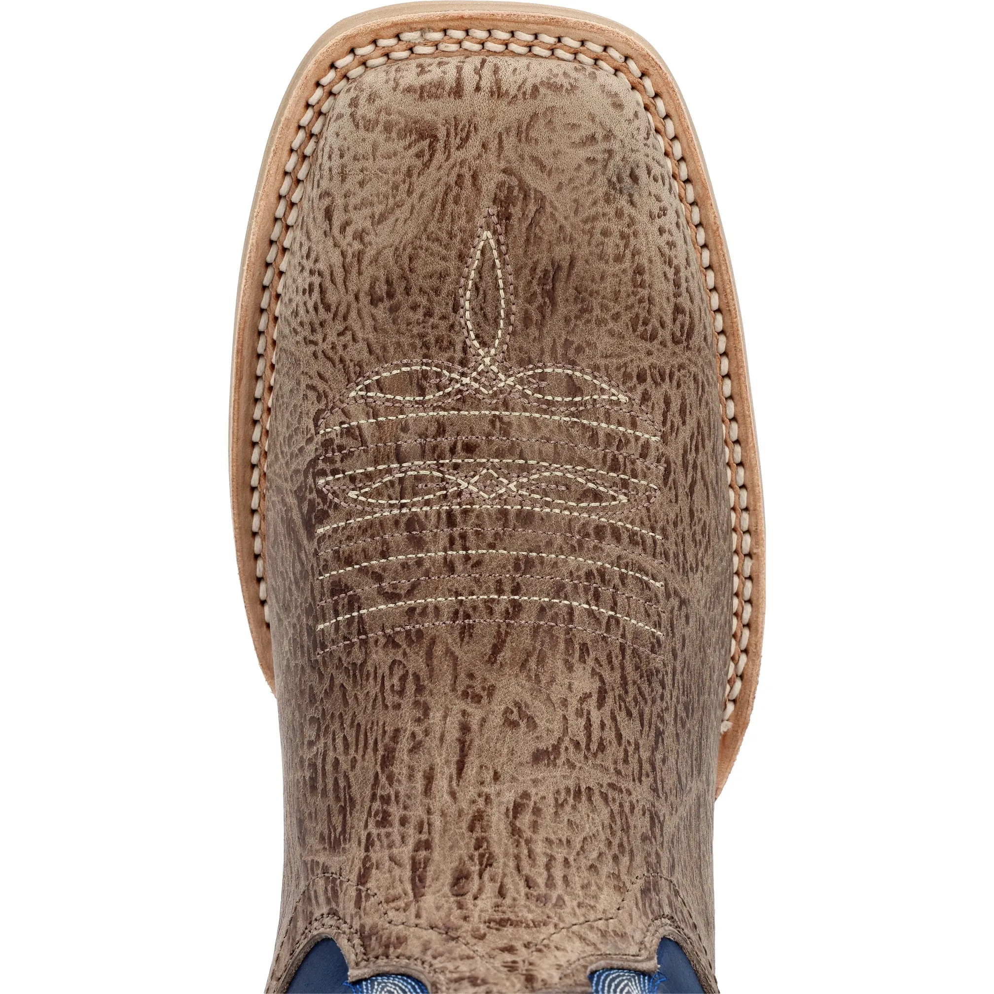 Durango Men's Rebel Pro Lite Weathered Grey & Denim Leather Square Toe Boot DDB0358