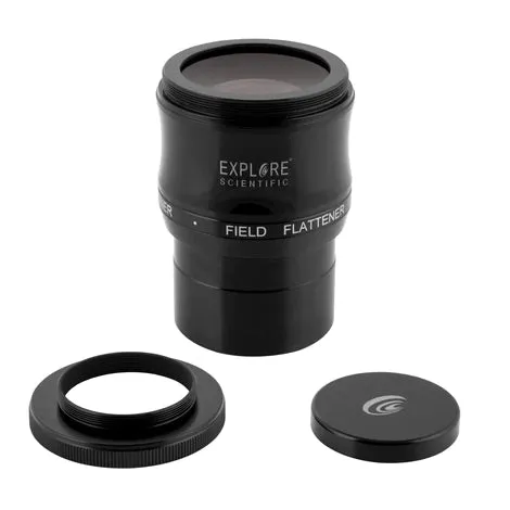 ED80-FCD100 Series Air-Spaced Triplet Refractor Telescope with iEXOS-100-2 PMC-Eight Equatorial Tracker System with WiFi and Bluetooth, 2 Extra Counterweights, Field Flattener and Solar Filter