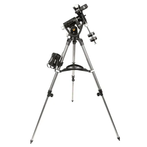 ED80-FCD100 Series Air-Spaced Triplet Refractor Telescope with iEXOS-100-2 PMC-Eight Equatorial Tracker System with WiFi and Bluetooth, 2 Extra Counterweights, Field Flattener and Solar Filter