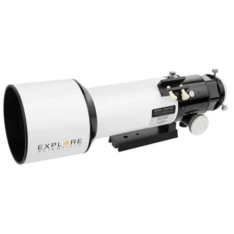 ED80-FCD100 Series Air-Spaced Triplet Refractor Telescope with iEXOS-100-2 PMC-Eight Equatorial Tracker System with WiFi and Bluetooth, 2 Extra Counterweights, Field Flattener and Solar Filter