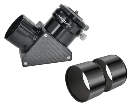 ED80-FCD100 Series Air-Spaced Triplet Refractor Telescope with iEXOS-100-2 PMC-Eight Equatorial Tracker System with WiFi and Bluetooth, 2 Extra Counterweights, Field Flattener and Solar Filter
