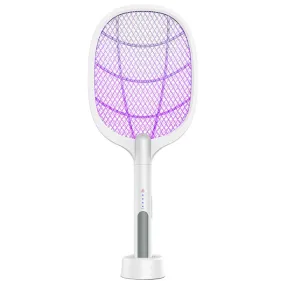 Electric Rechargeable Bug Zapper - 2-in-1 Mosquito Killer & Fly Swatter