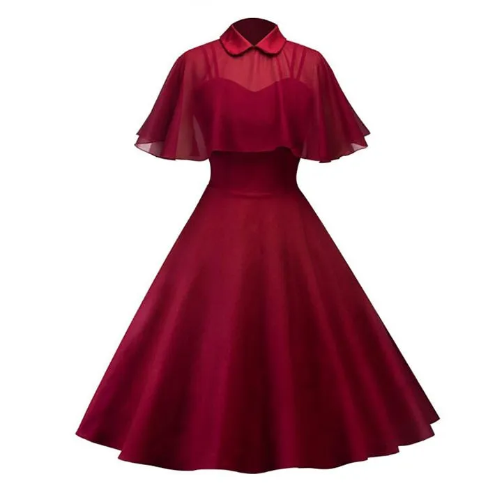 Elegant Clock Vintage Gothic Dress - Culture Heaven Special
