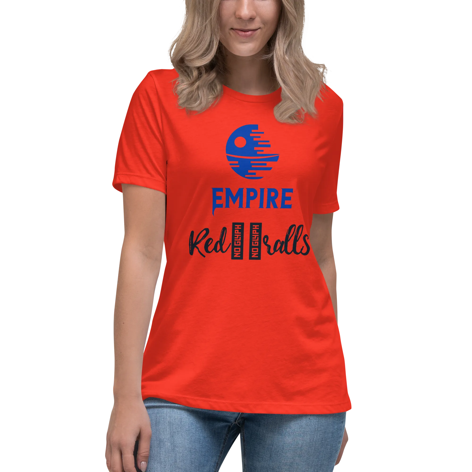 EMPIRE Red Ralls-Women's Relaxed T-Shirt
