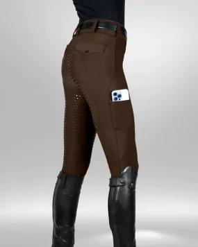Equestly- Lux GripTEQ Riding Pants (Mocha)