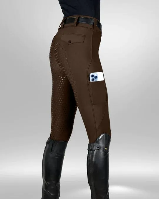 Equestly- Lux GripTEQ Riding Pants (Mocha)