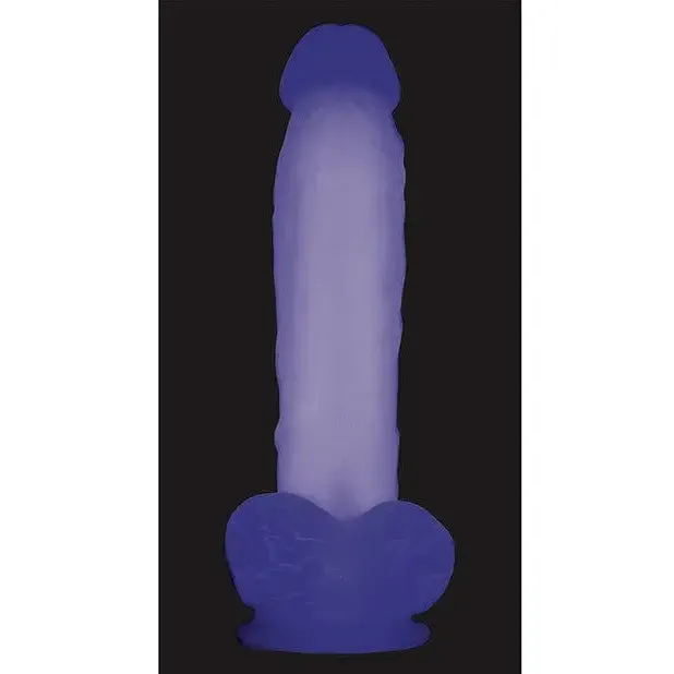 Evolved Luminous 8" Glowing Dildo with Suction Cup Base