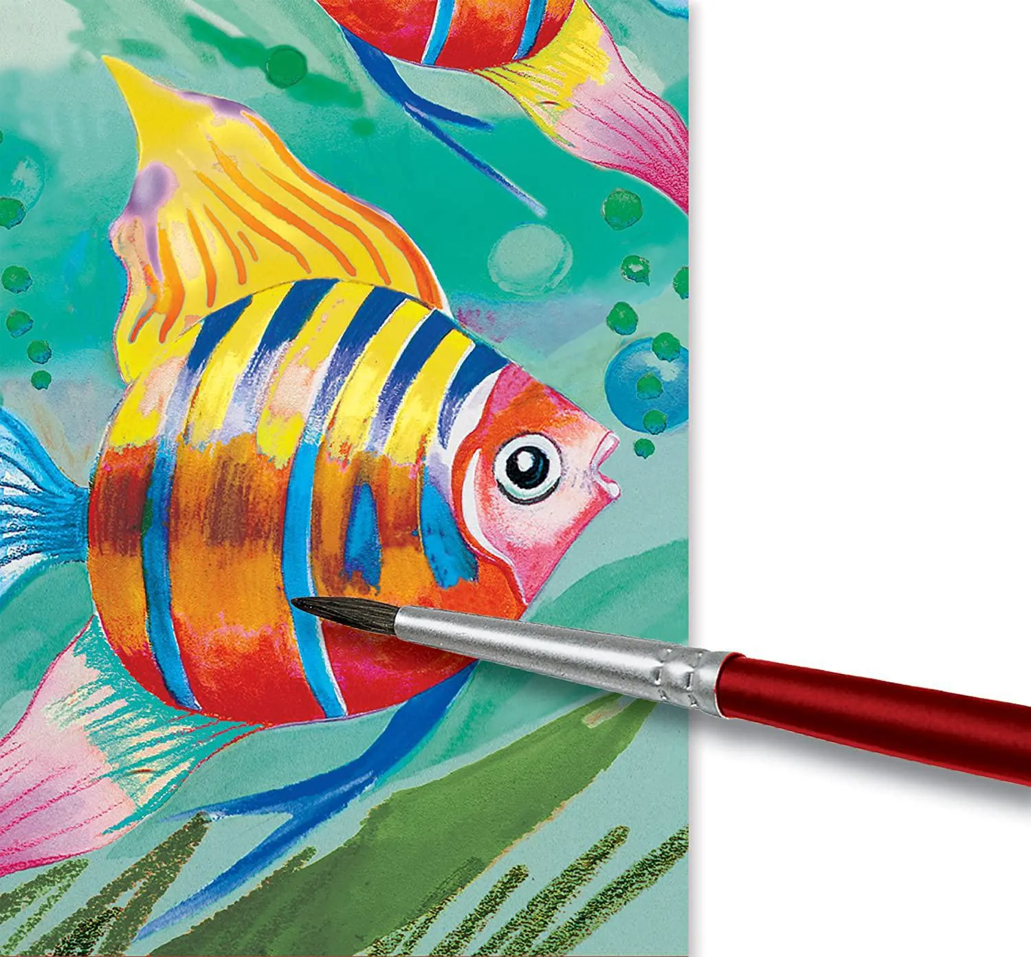 Faber-Castell Watercolor Paint Set With Brush - Premium Washable Watercolors for Kids