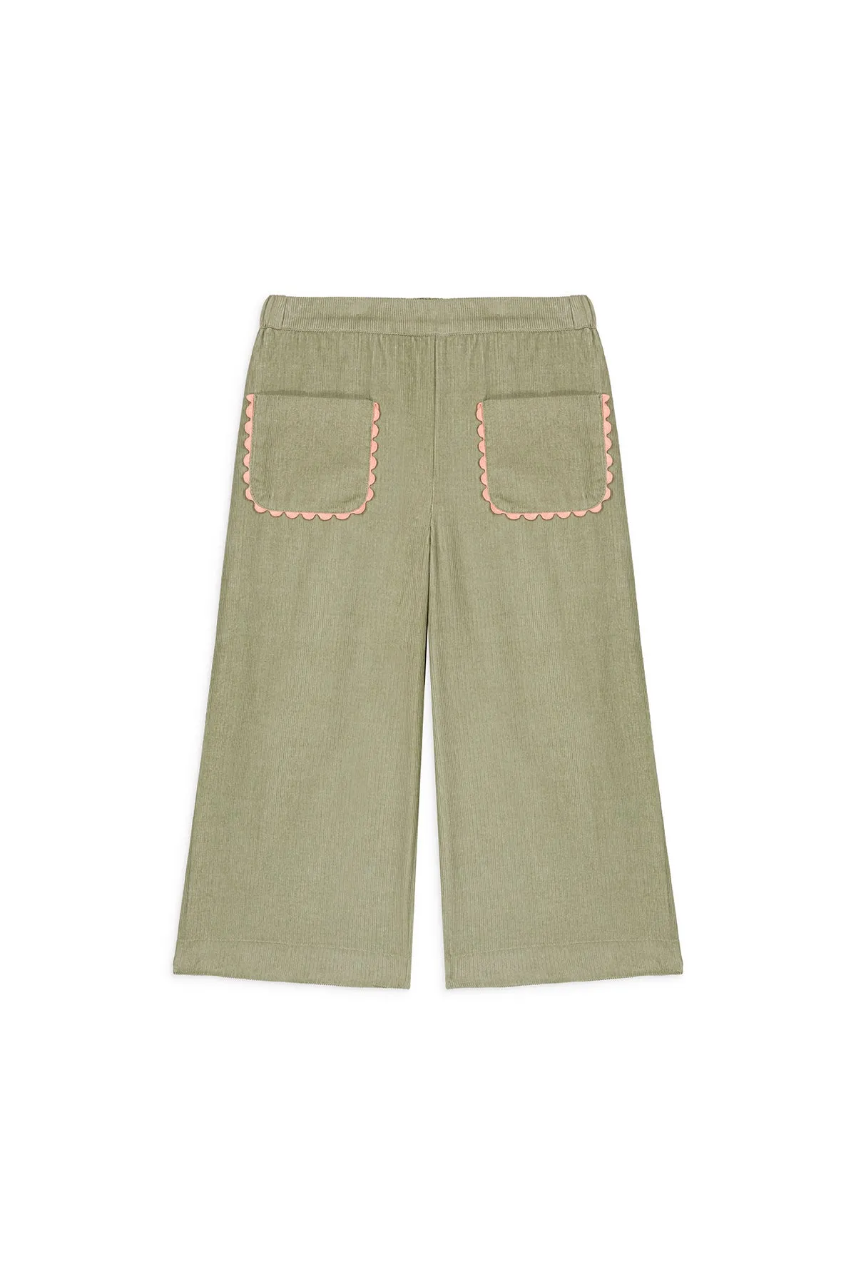 Flor Pants Green Corduroy