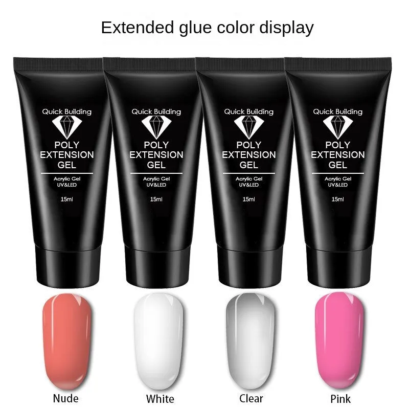 Gel Polish Set Nail kit Beginner Manicure Set Full Set Beginner 15ml UV Polish European and American Manicure Set