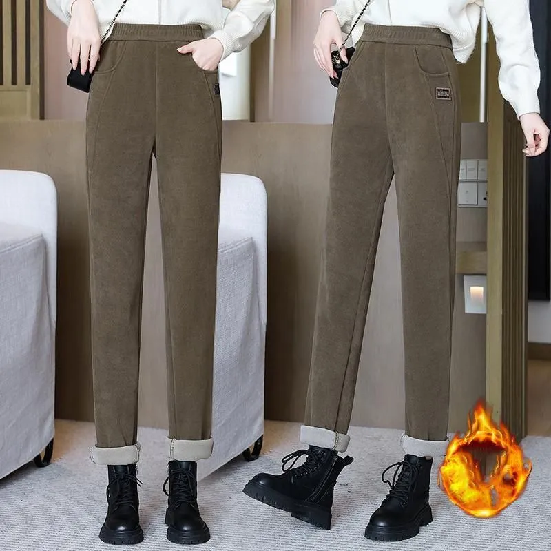 ✨Get 50% off💖Women's High-waist Warm Faux Fleece-lined Pants