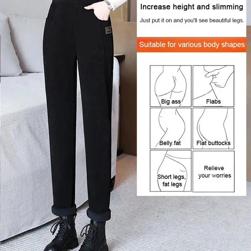 ✨Get 50% off💖Women's High-waist Warm Faux Fleece-lined Pants