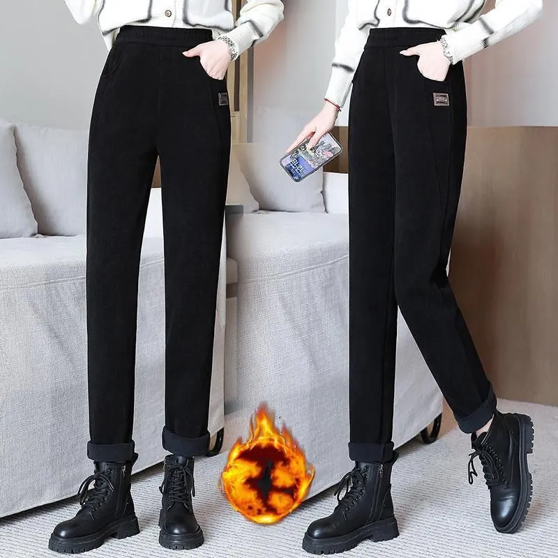 ✨Get 50% off💖Women's High-waist Warm Faux Fleece-lined Pants